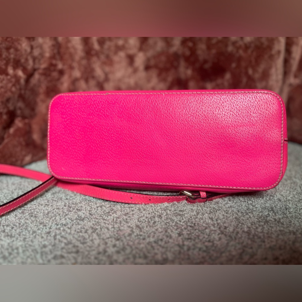 kate spade Hot Pink Leather Crossbody Satchel - Picture 6 of 16